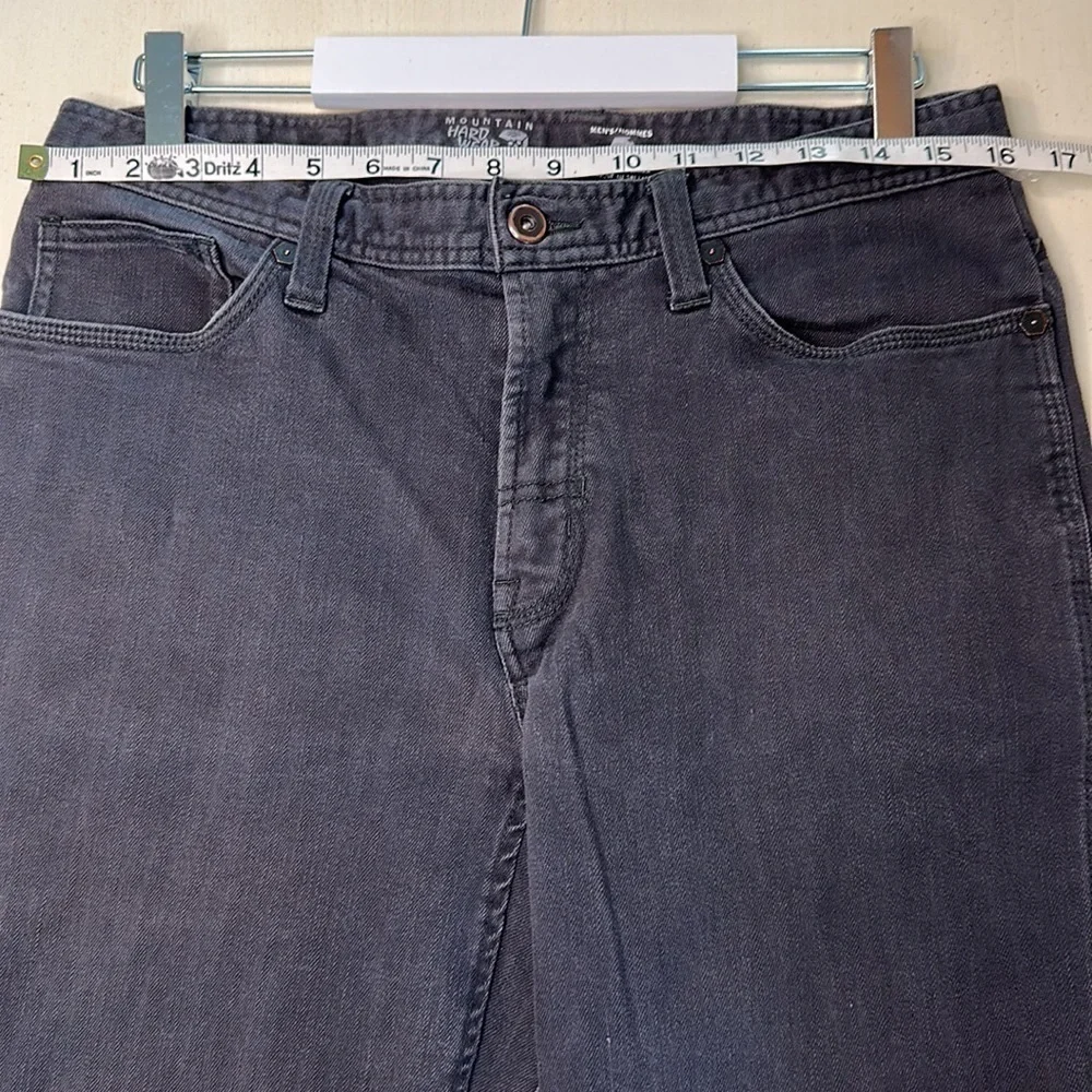 Men's Mountain Hardwear Straight‎ Leg Grey Denim Active Jeans Size 32X32